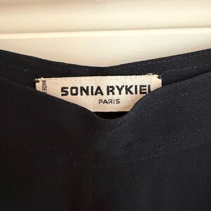 Sonia Rykiel Black Wide Leg Pants